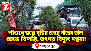 পাণ্ডবেশ্বরে বৃষ্টির জেরে গাছের ডাল ভেঙে বিপত্তি, তৎপর বিদ্যুৎ দপ্তর!!
